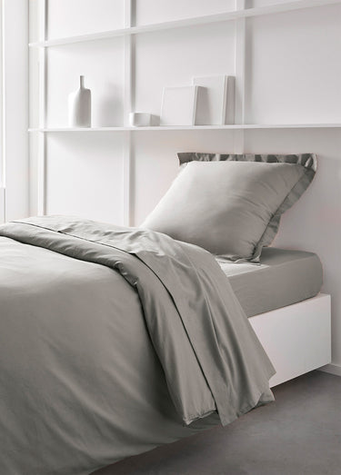 Drap plat coton uni Dune