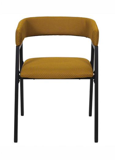Fauteuil design mesh avec dossier ATOME Jaune