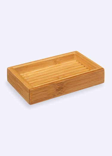 Porte savon en bambou rainuré Bambou