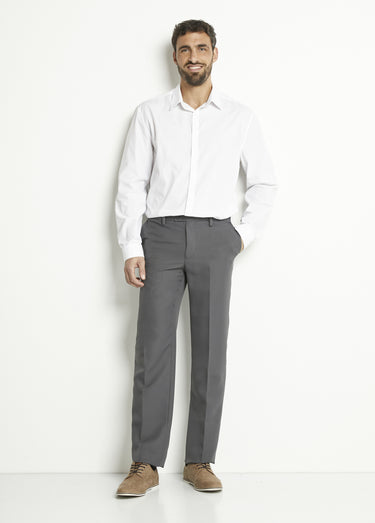 Pantalon ceinture ajustable invisible polyester Gris
