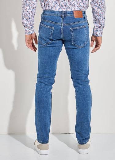 Jean droit 5 poches denim stretch Denim