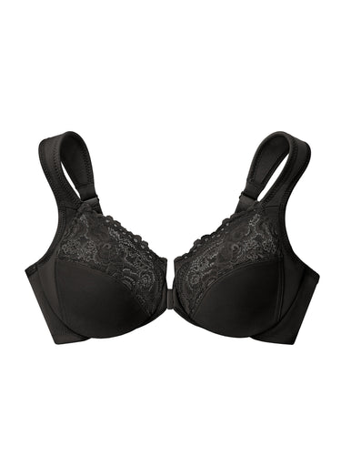 Soutien-gorge WonderWire ouverture devant Noir