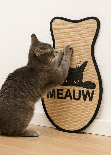 Griffoir pour chat avec décor fantaisie Chat Miaou