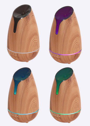 Diffuseur huile essentielle USB lumineux 1B Bois