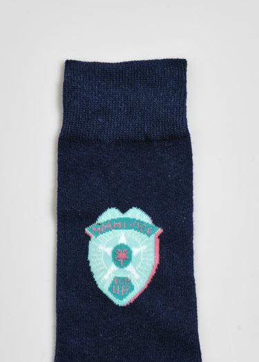 Paire de chaussettes licence Miami Vice Bleu Fonce