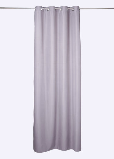 Rideau isolant oeillets métal, 140x260cm Gris