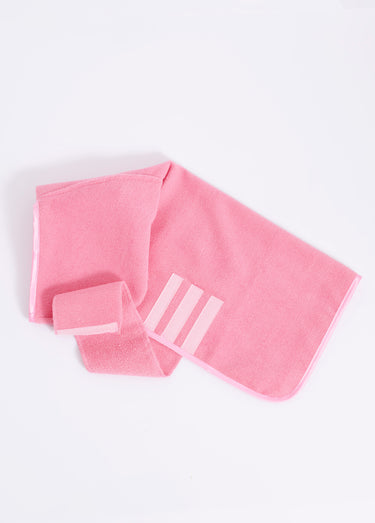 Cape de bain en éponge pour animaux Rose
