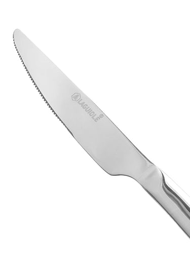 Ménagère 24 pièces inox brillant, Théa Gris