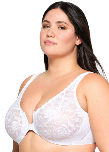 Soutien-gorge WonderWire avec dentelle Blanc