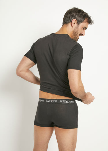 Ensemble T-shirt + boxer Noir