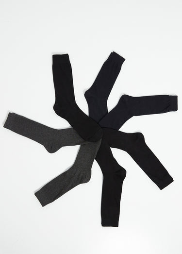 Chaussettes coton majoritaire Assortis Marine