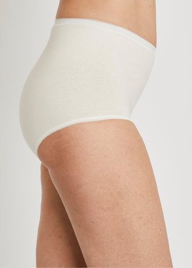 Culotte taille haute galbante Ivoire