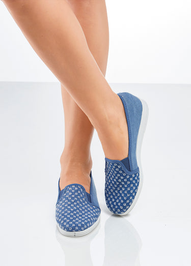 Mocassins largeur confort brodés Jean