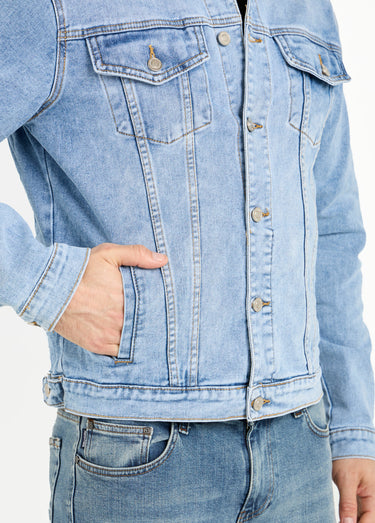 Veste en jean pour homme, Essentiel Bleu Clair