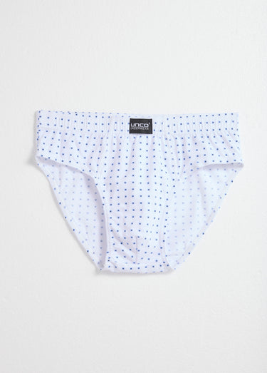 Slips motif fantaisie, assortis clair Imprime Blanc