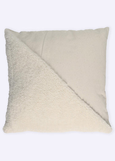 Coussin déco carré tufté Beige