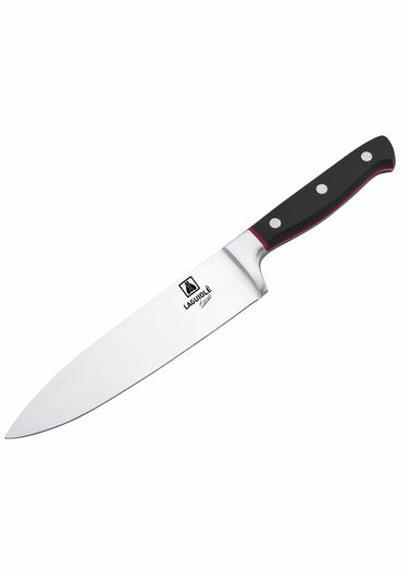 Couteau de chef 27cm en acier, Market Noir/Rouge
