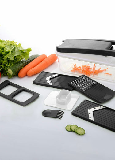 Mandoline multifonctions 8 lames Noir