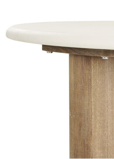 Table basse plateau façon ciment FONDI Sable/Marron