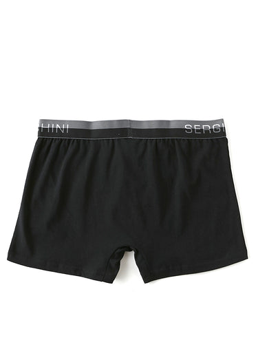 Boxer uni ceinture avec logo Noir