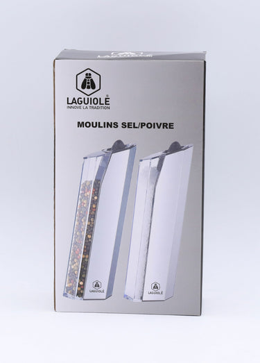 Moulin sel poivre électrique inox Maldon Inox