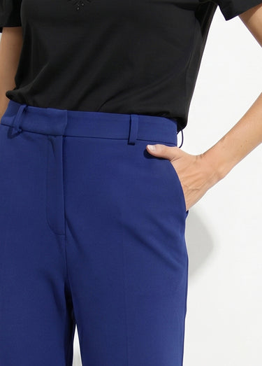 Pantalon fluide large Marine