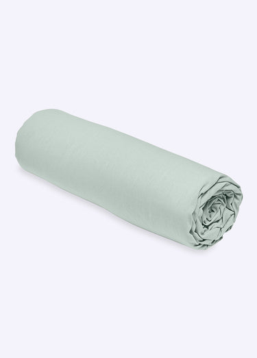 Drap housse pur coton qualité supérieure Celadon