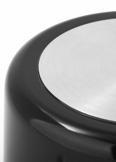 3 casseroles empilables alu 16/18/20cm Astuce, foncé Noir