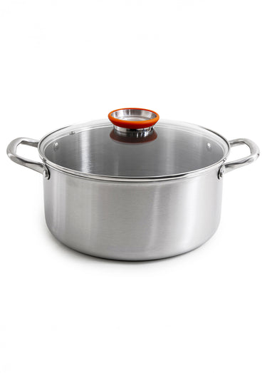 Set 10 pièces inox induction, Black Cube Gris