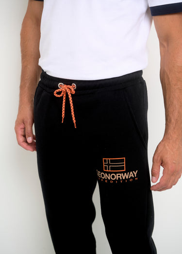 Pantalon de jogging lien contrasté Noir