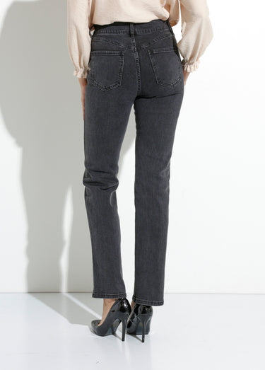 Jean droit foncé, spécial GRANDE Gris Anthracite