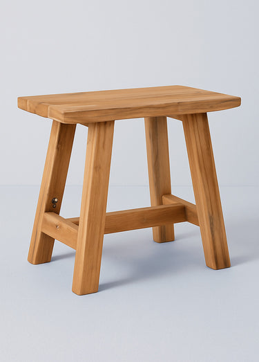 Banc en teck recyclé style rustique chic Naturel
