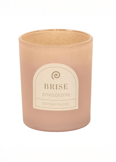 Coffret 4 bougies parfumées éléments naturels Rose