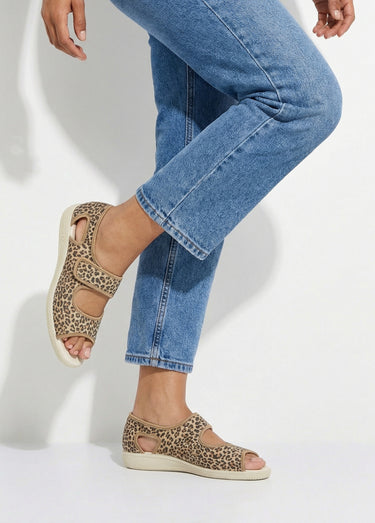 Sandales vegan largeur confort Beige