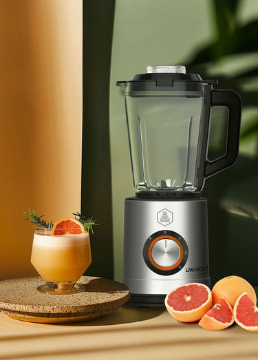 Blender 2 en 1 1200W inox Noir/Gris