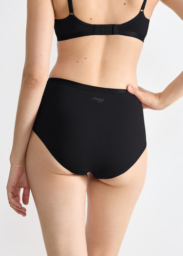 Culottes en coton BIO stretch GO DAILY Noir