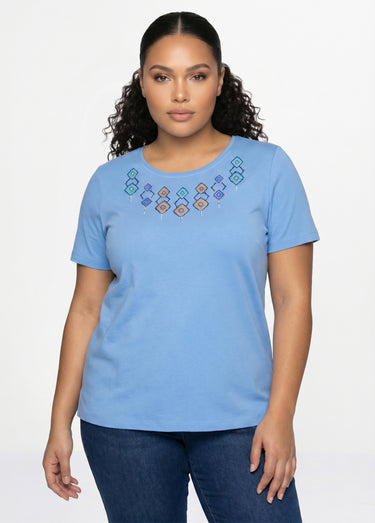 T-shirt long manches courtes Ciel