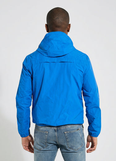 Coupe-vent déperlant avec capuche Bleu Royal
