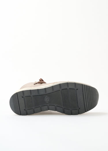 Baskets montantes largeur confort cuir Beige Irise