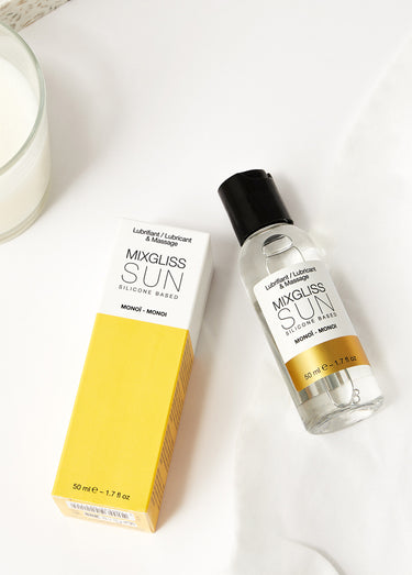 Lubrifiant silicone 2 en 1 monoï 50ml Transparent