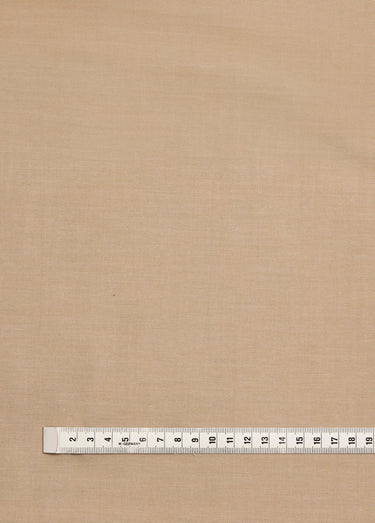 Coupon tissu coton effet popeline, Maxence Beige