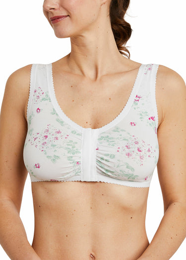 Soutien-gorge brassière ouverture devant Imprime/Rose