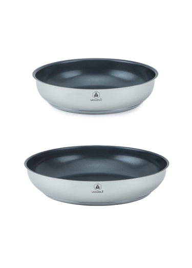 Set 10 pièces inox amovible, Réactif Gris
