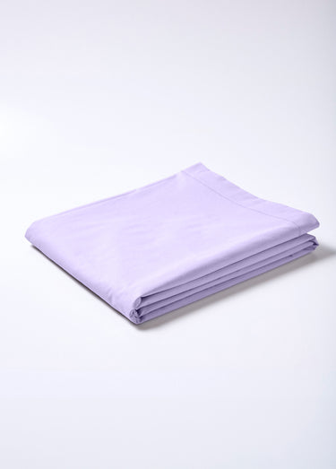 Drap plat coton uni Lilas