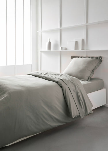 Drap-housse coton uni Dune