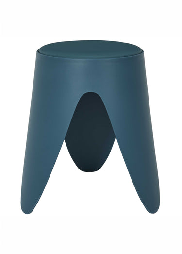 Tabouret d'appoint empilable tendance EVE Bleu Canard