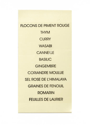 Carrousel chromé + 12 pots d'épices Inox