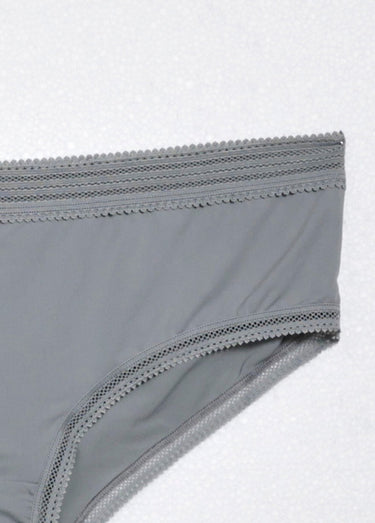 Shortys microfibre et dentelle, vif Vert