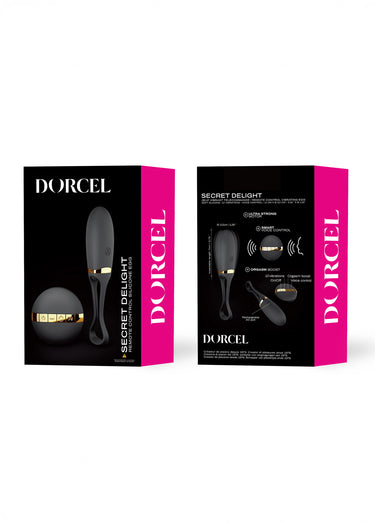 Oeuf vibrant télécommandé Secret delight Noir/Or