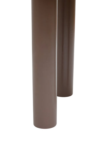 Table d'appoint bois forme tabouret PLUMP Chocolat